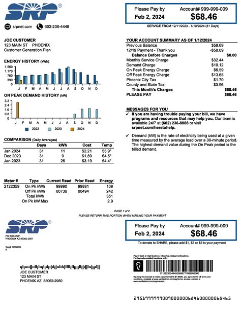 Pay your SRP bill .